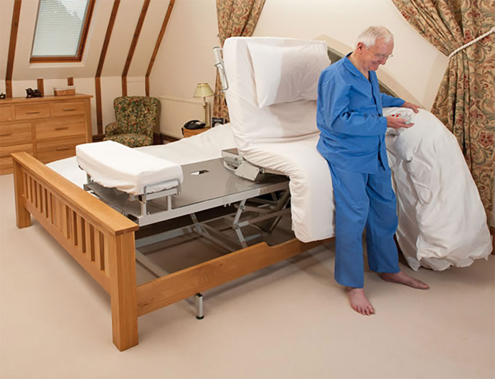 Rotoflex Automatic Rotating Bed Helps Those In Need Easily Get In and Out Of Bed