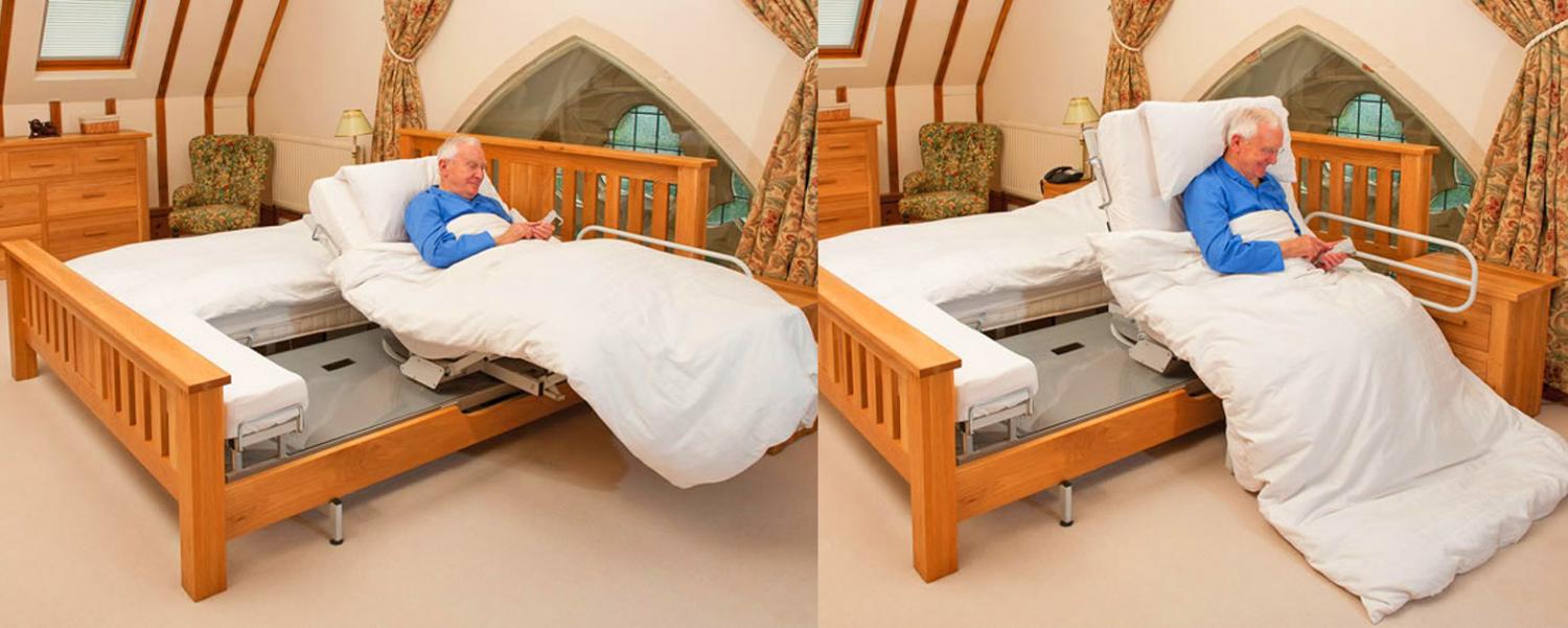 Rotoflex Automatic Rotating Bed Helps Those In Need Easily Get In and Out Of Bed
