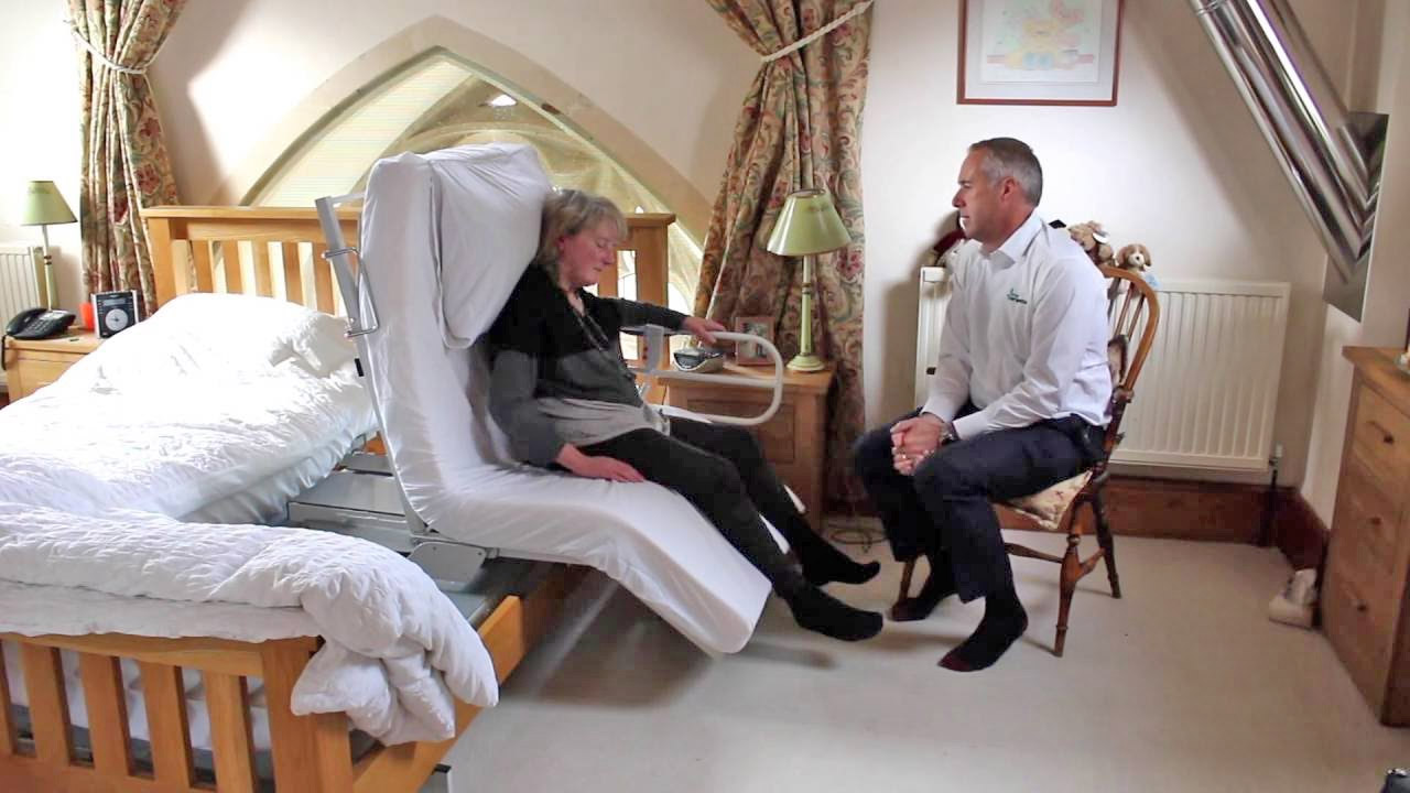 Rotoflex Automatic Rotating Bed Helps Those In Need Easily Get In and Out Of Bed