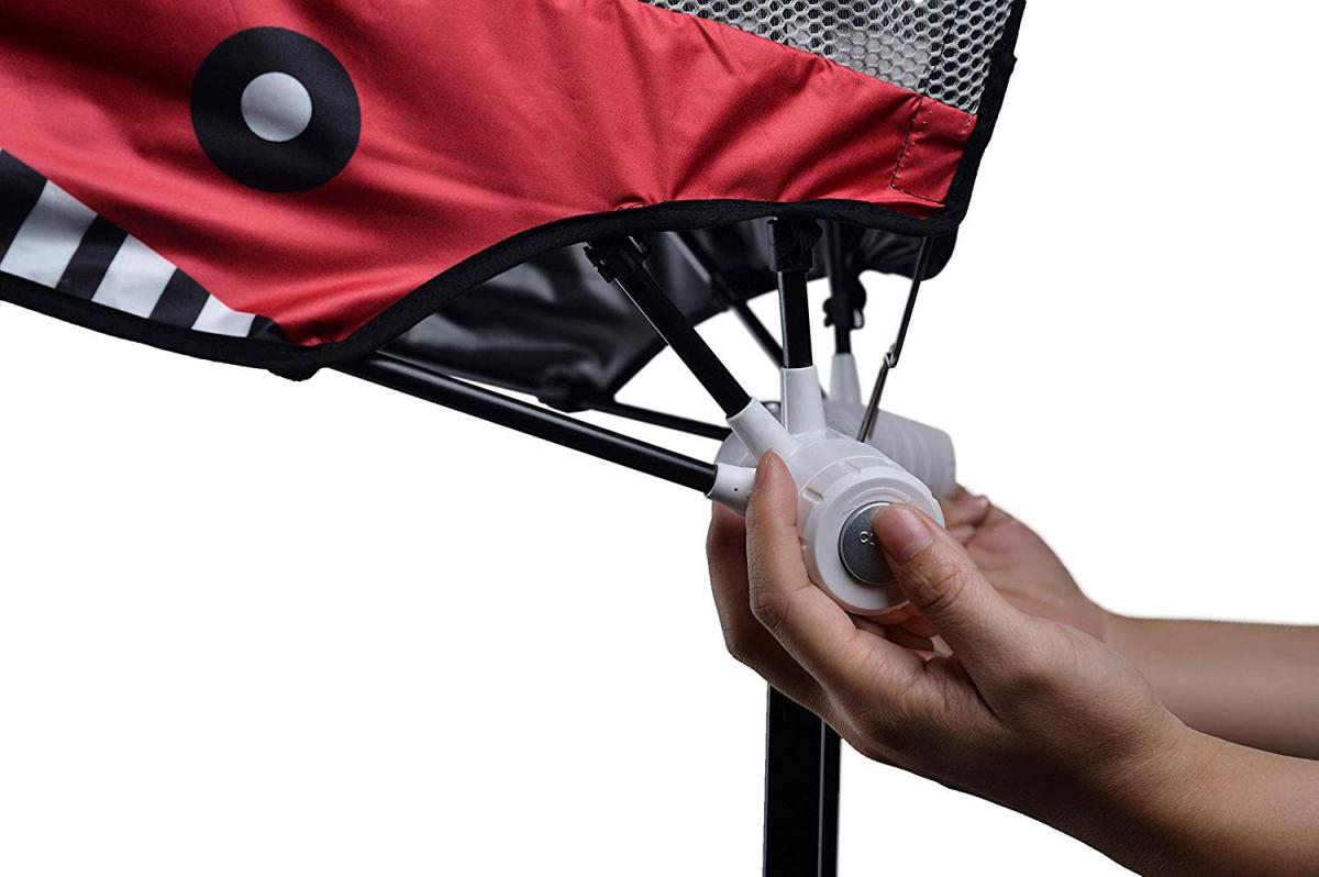 EZ Funshell Retractable Umbrella Backpack - Backpack with auto-deploying sun and rain umbrella