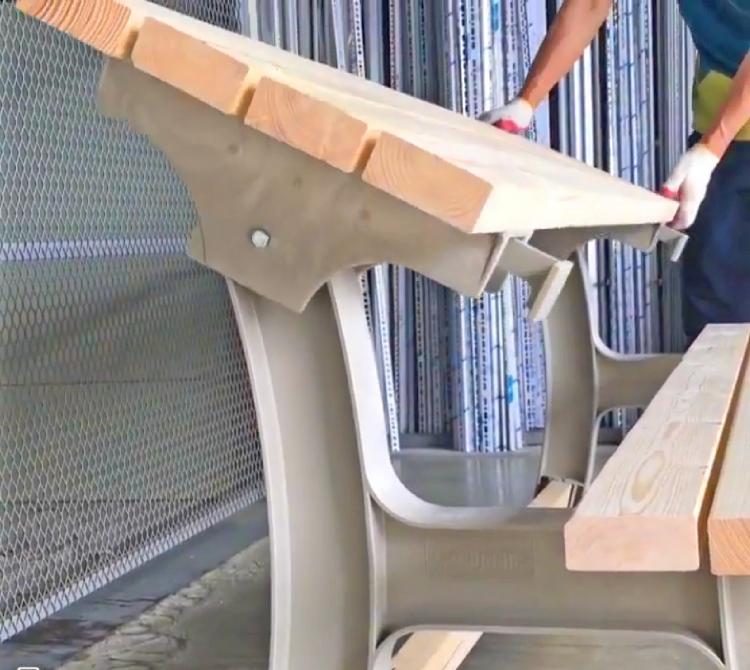 BenchTable: A Bench That Instantly Turns Into a Table - 2x4basics Flip Top Converting Bench Table