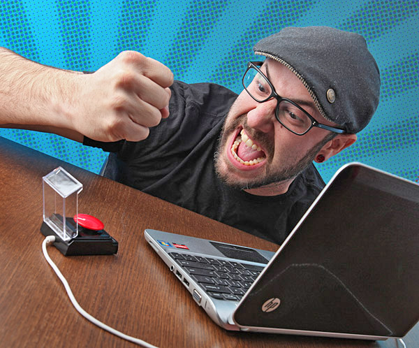 USB Emergency Big Red Button - Office Stress Reliever