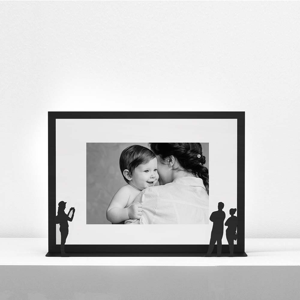 Work of Art Picture Frame - Unique design picture frame turns your picture into an art gallery/museum piece