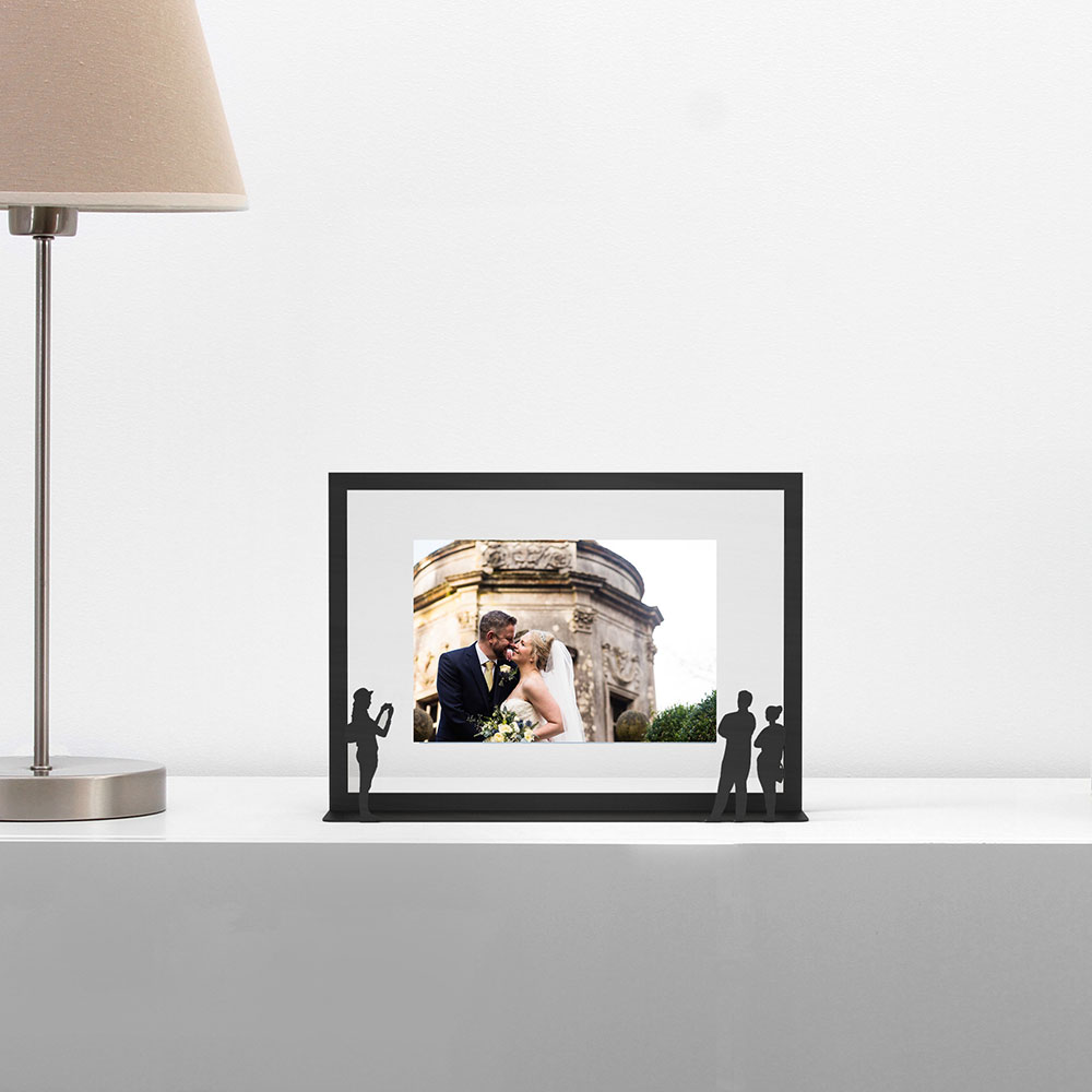 Work of Art Picture Frame - Unique design picture frame turns your picture into an art gallery/museum piece