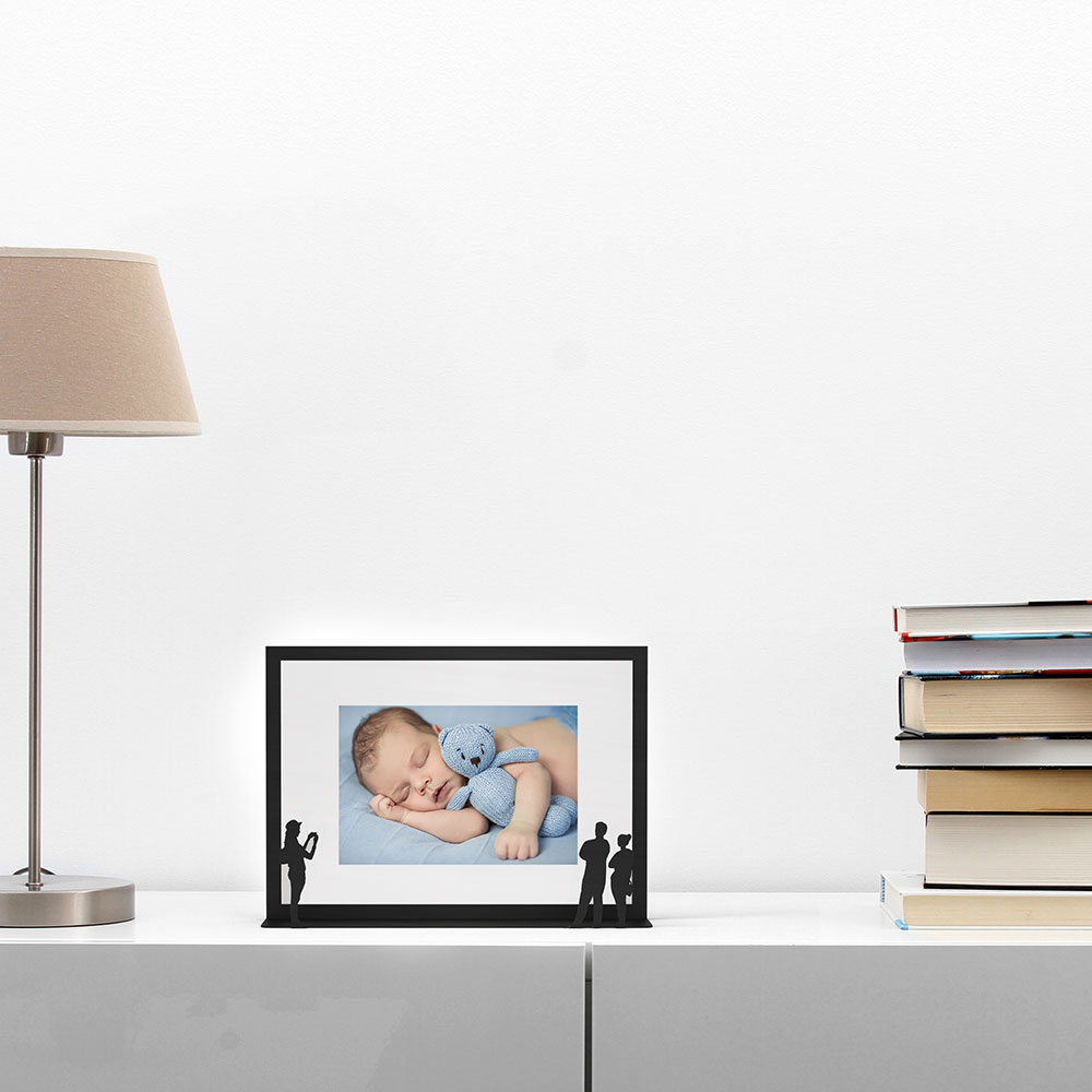 Work of Art Picture Frame - Unique design picture frame turns your picture into an art gallery/museum piece