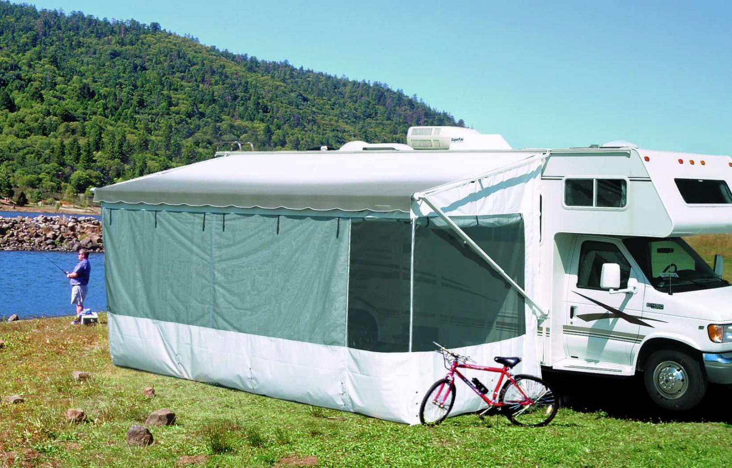 Screened-In Porch RV Camper Attachment - CAREFREE Buena Vista+ RV Awning Room
