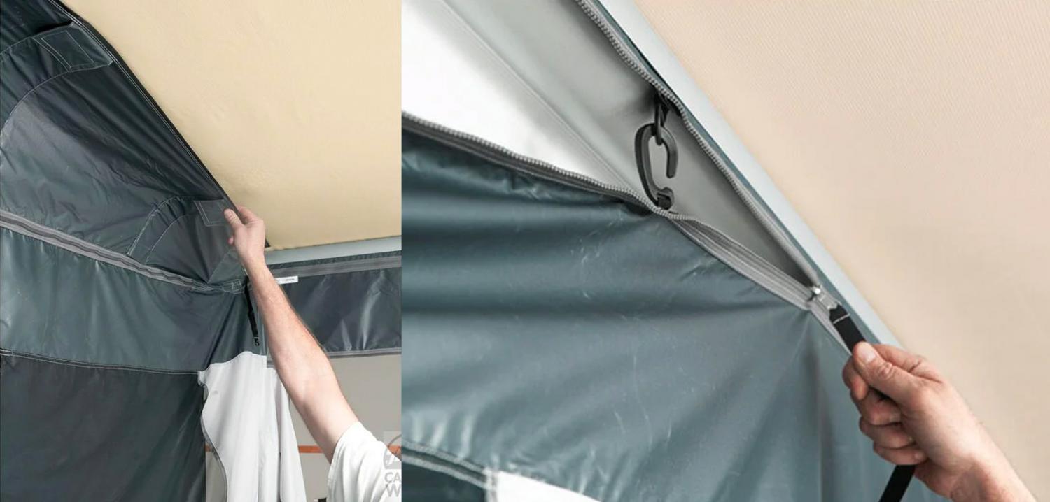 Screened-In Porch RV Camper Attachment - CAREFREE Buena Vista+ RV Awning Room