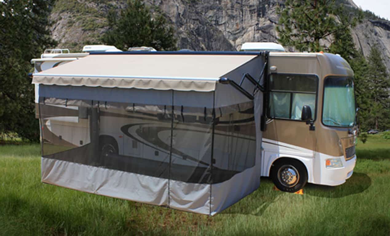 Screened-In Porch RV Camper Attachment - CAREFREE Buena Vista+ RV Awning Room