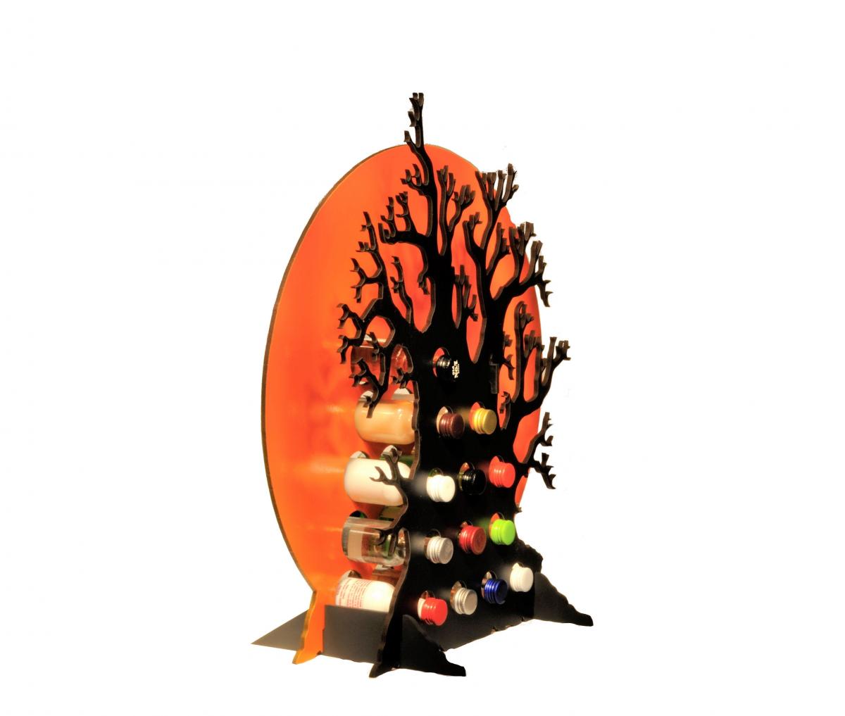 Halloween Advent Calendar Holds Mini Bottles Of Wine