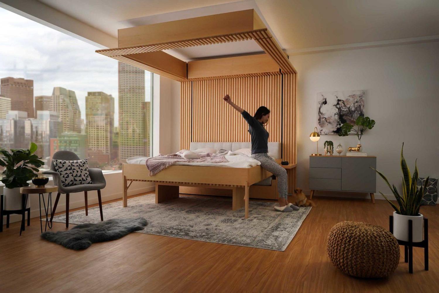 Cloud Bed Automatic Ceiling Murphy Bed