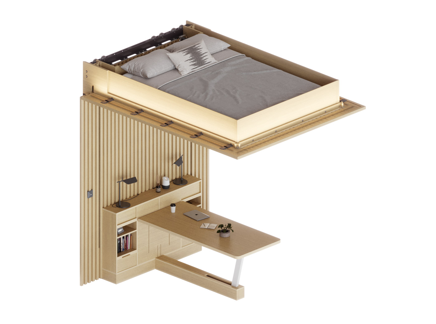 Cloud Bed Automatic Ceiling Murphy Bed