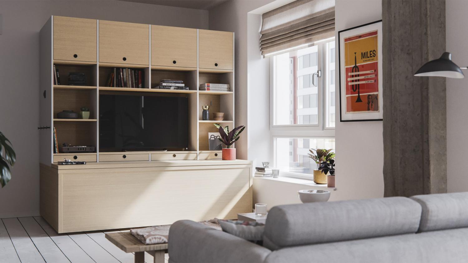 Cloud Bed Automatic Ceiling Murphy Bed
