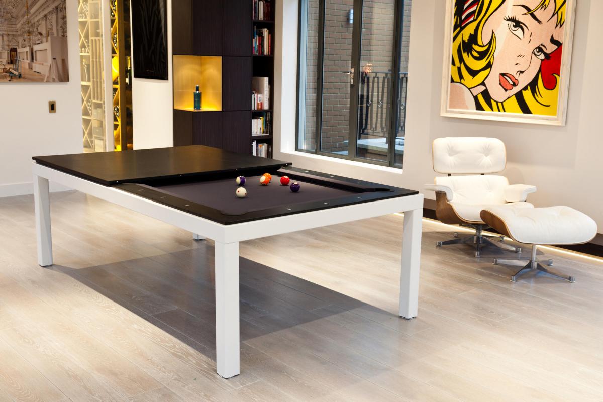 Fusion Pool Table - Multi-function dining table pool table - Incredible design unique billiard table