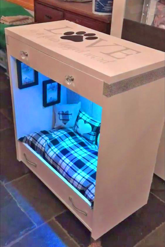 Recycled Cabinet Dresser Dog Beds Sheltie Shacks