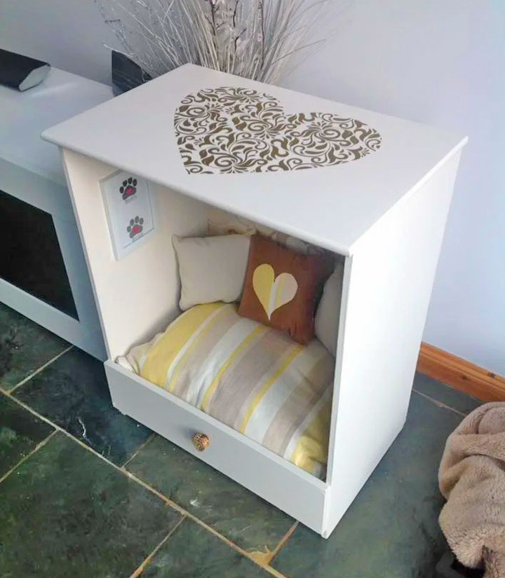 Recycled Cabinet Dresser Dog Beds Sheltie Shacks
