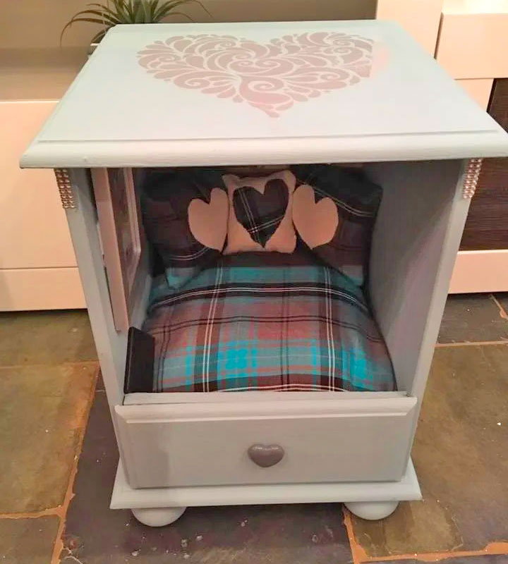 Recycled Cabinet Dresser Dog Beds Sheltie Shacks
