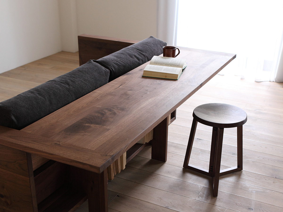 Counter Sofa is Part Couch, Part Table, Part Bookshelf