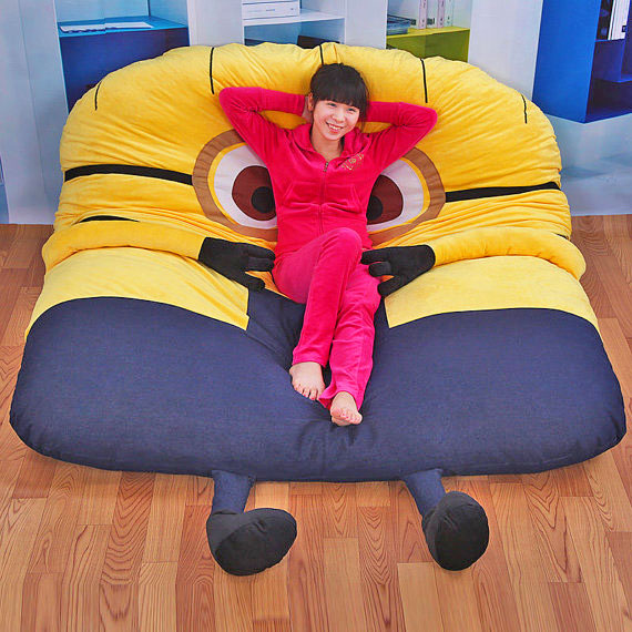 Despicable Me Minion Sofa Bed With Arms That Hug