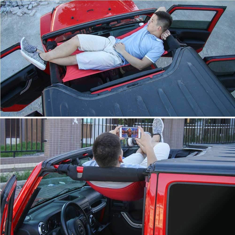 Jeep Hammock - Hammock You Can Get For The Top Of Your Jeep That Doubles as a Soft Top