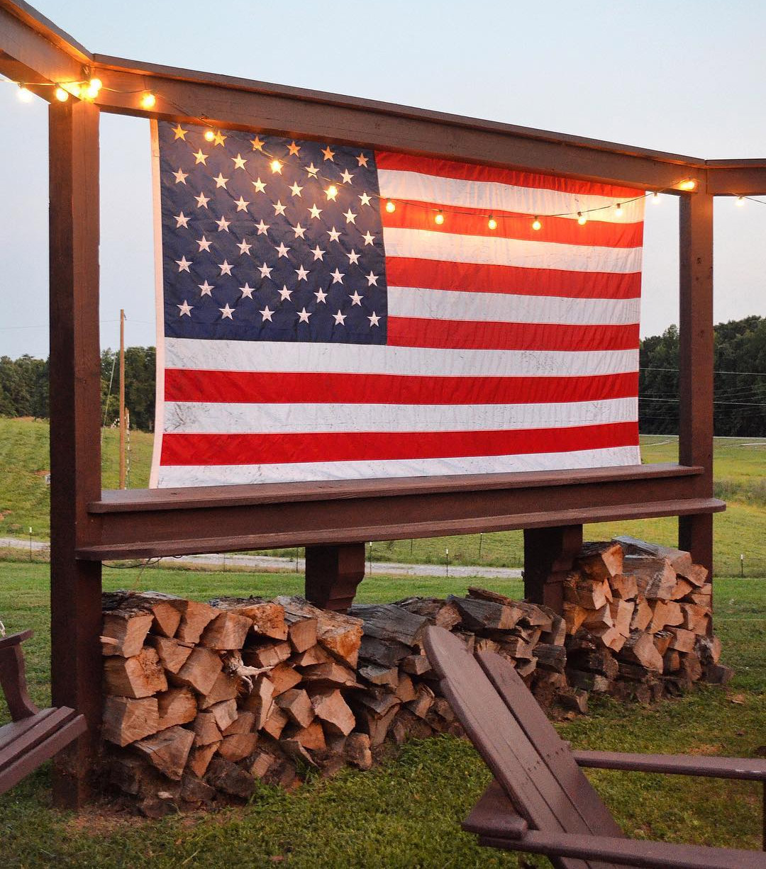 DIY Backyard Pergola With Swings - Wooden Fire Pit Pergola With Swings