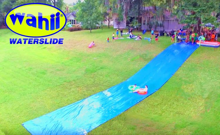 DIY Kit On Amazon Lets You Build Your Own Giant Backyard Waterslide - Best giant backyard waterside
