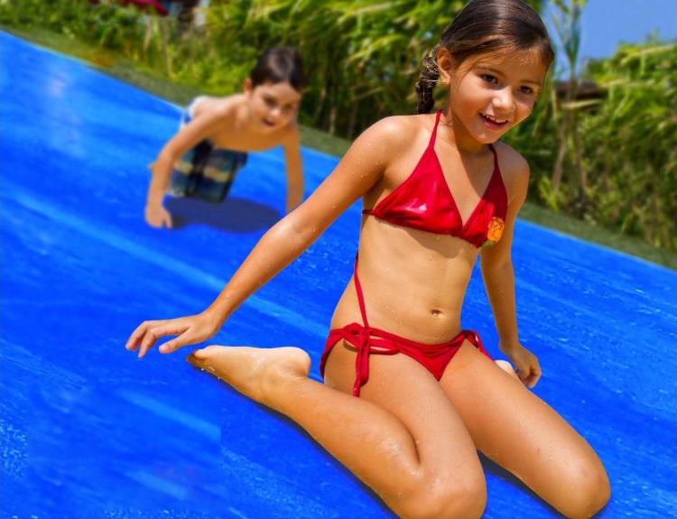 DIY Kit On Amazon Lets You Build Your Own Giant Backyard Waterslide - Best giant backyard waterside