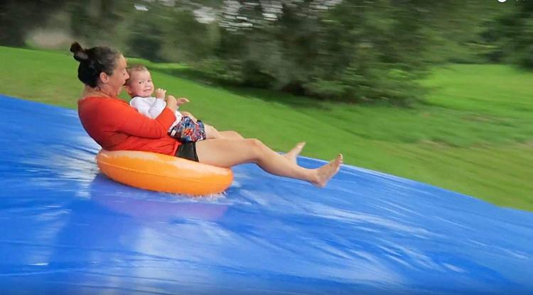 DIY Kit On Amazon Lets You Build Your Own Giant Backyard Waterslide - Best giant backyard waterside