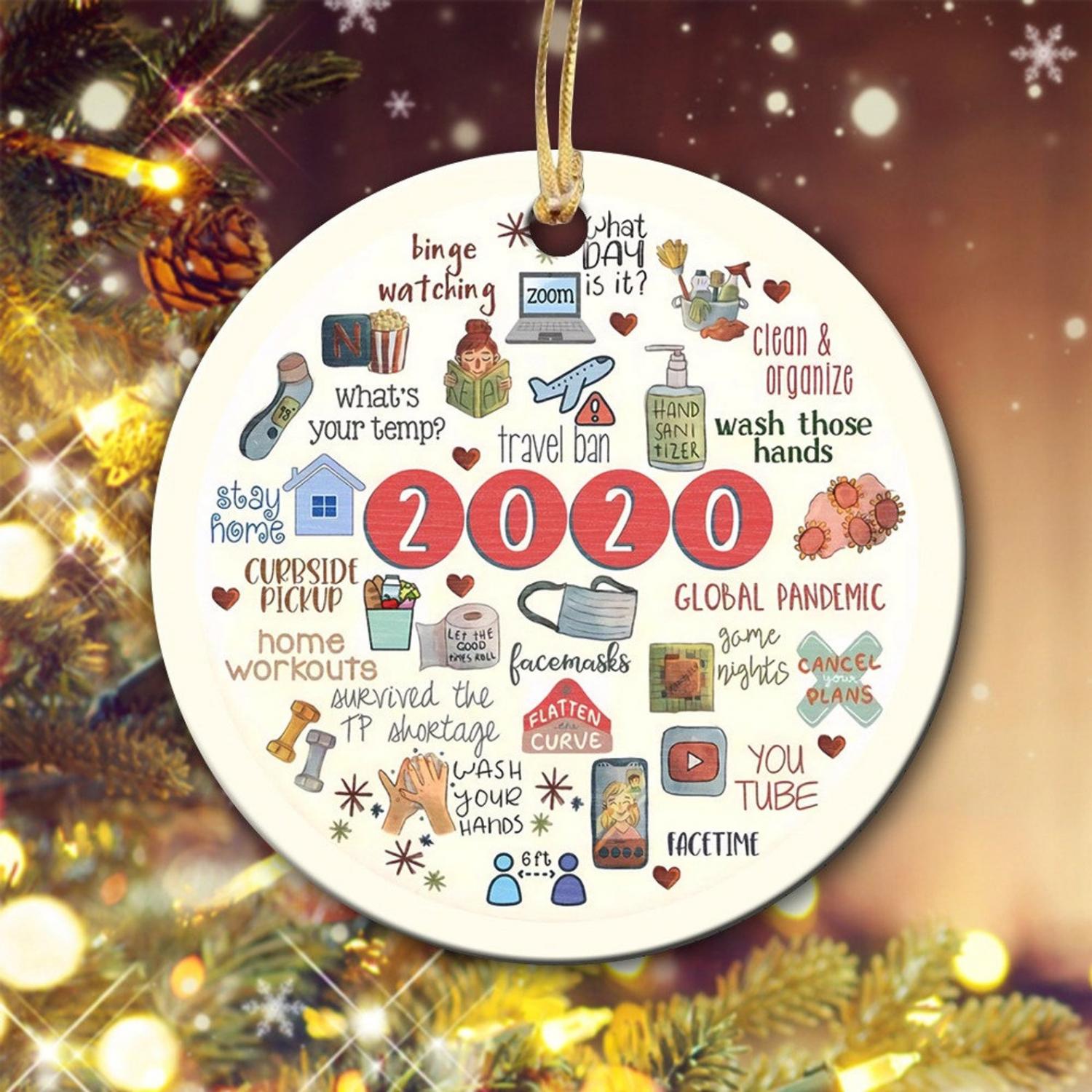 Funny 2020 Christmas Ornament - Best hilarious 2020 ornaments