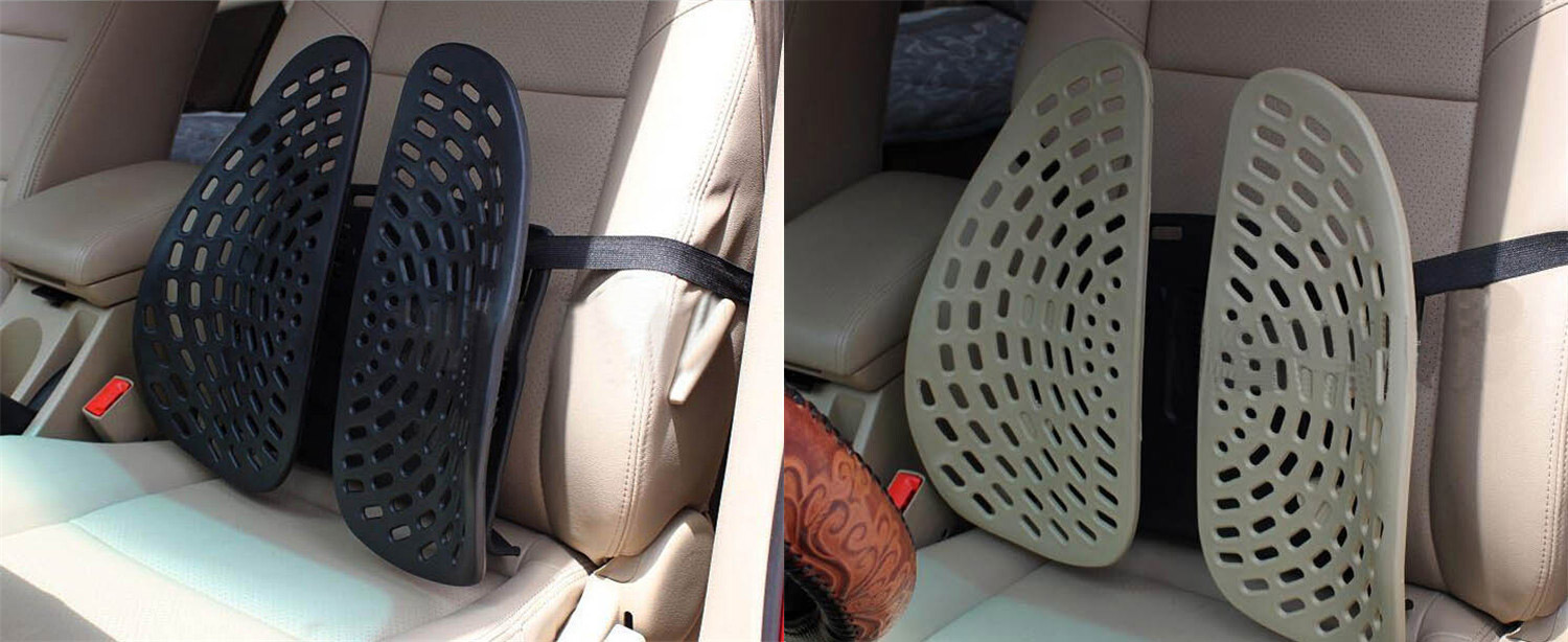 Double-Winged Back Support For The Car - Adjustable Driving lumbar support looks like lungs
