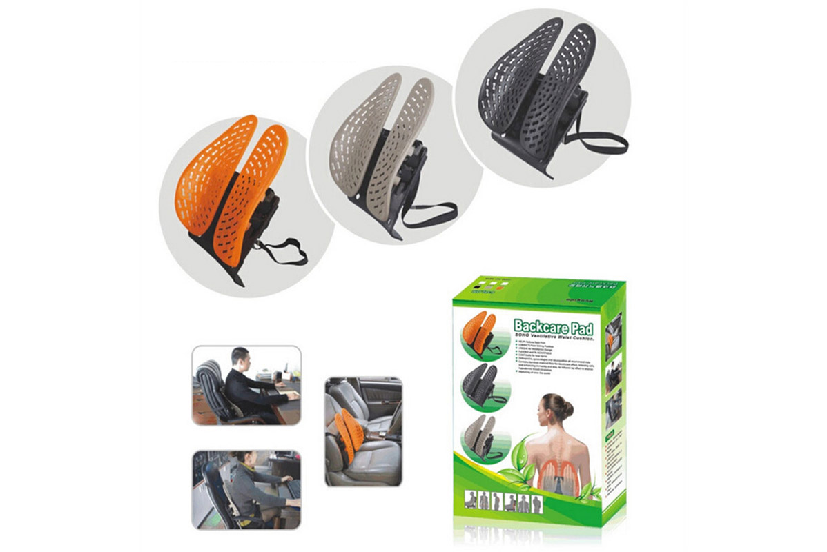 Double-Winged Back Support For The Car - Adjustable Driving lumbar support looks like lungs