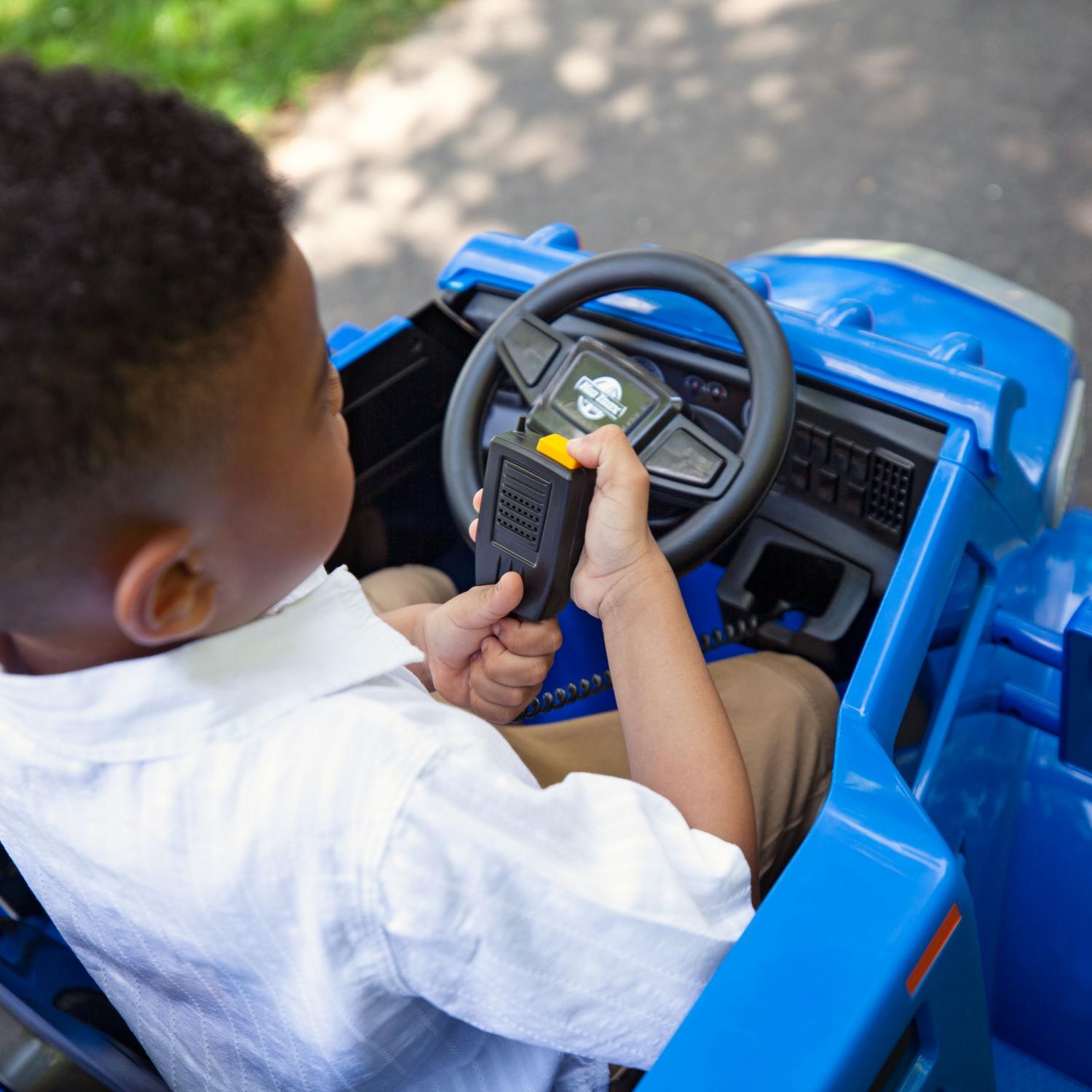 Electric Semi-Truck Ride-On Toy - Kids ride-on Big-Rig electric powered toy car