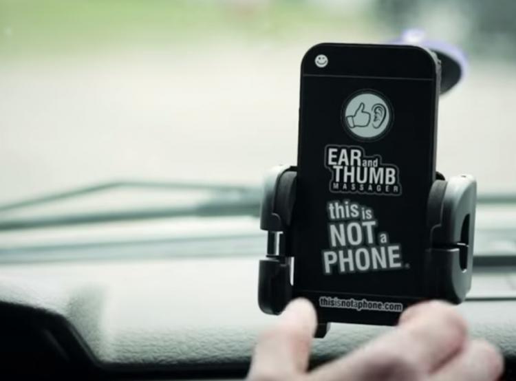 Fake Phone Ear and Thumb Massager