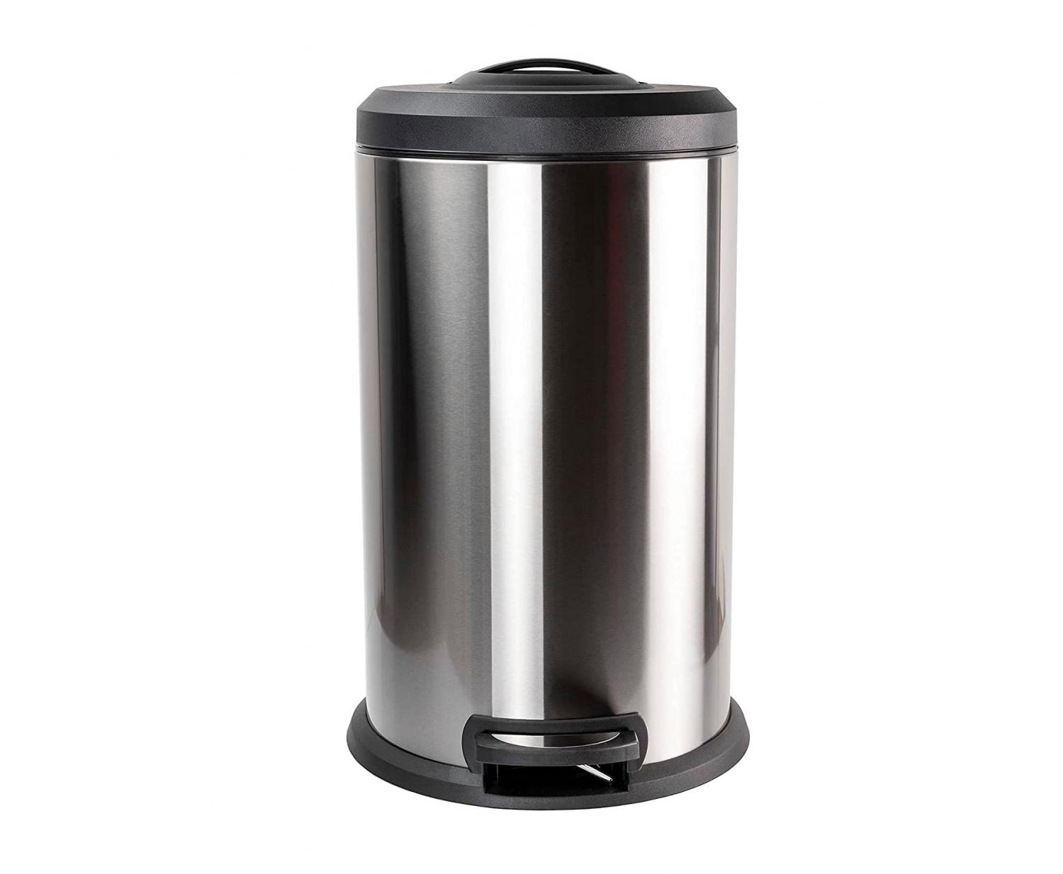 Garbage With Built-in Manual Trash Compactor
