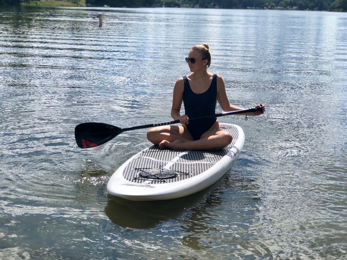 Easy Eddy Modular SUP Paddle Board - 3-piece connecting paddle board