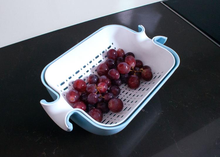 Self-Balancing Colander - Equilibric automatic balancing colander bowl - 3-in-1 colander