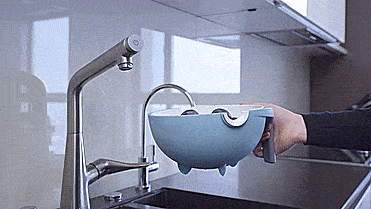 Self-Balancing Colander - Equilibric automatic balancing colander bowl - 3-in-1 colander