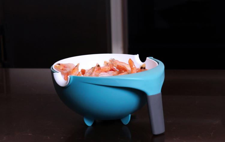 Self-Balancing Colander - Equilibric automatic balancing colander bowl - 3-in-1 colander