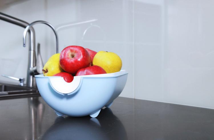 Self-Balancing Colander - Equilibric automatic balancing colander bowl - 3-in-1 colander