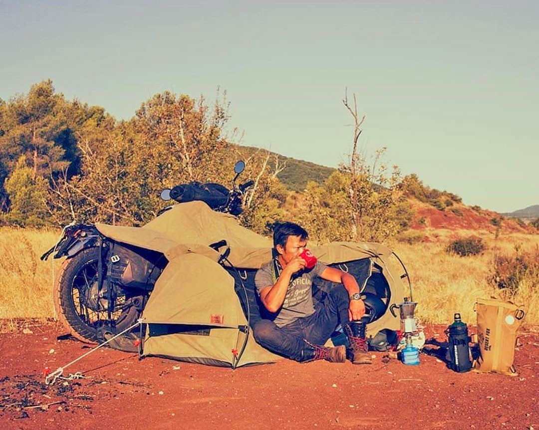 Goose Motorcycle Tent