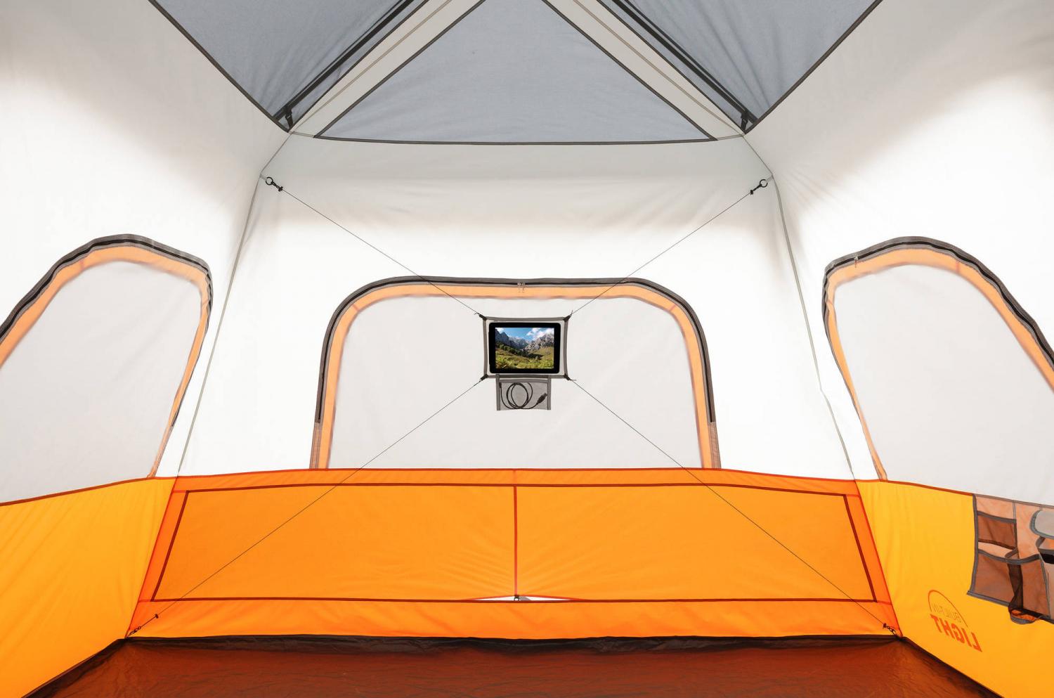 Ozark Instant Cabin Tent - Instant Setup Cabin Tent With Built-In LED Lighting