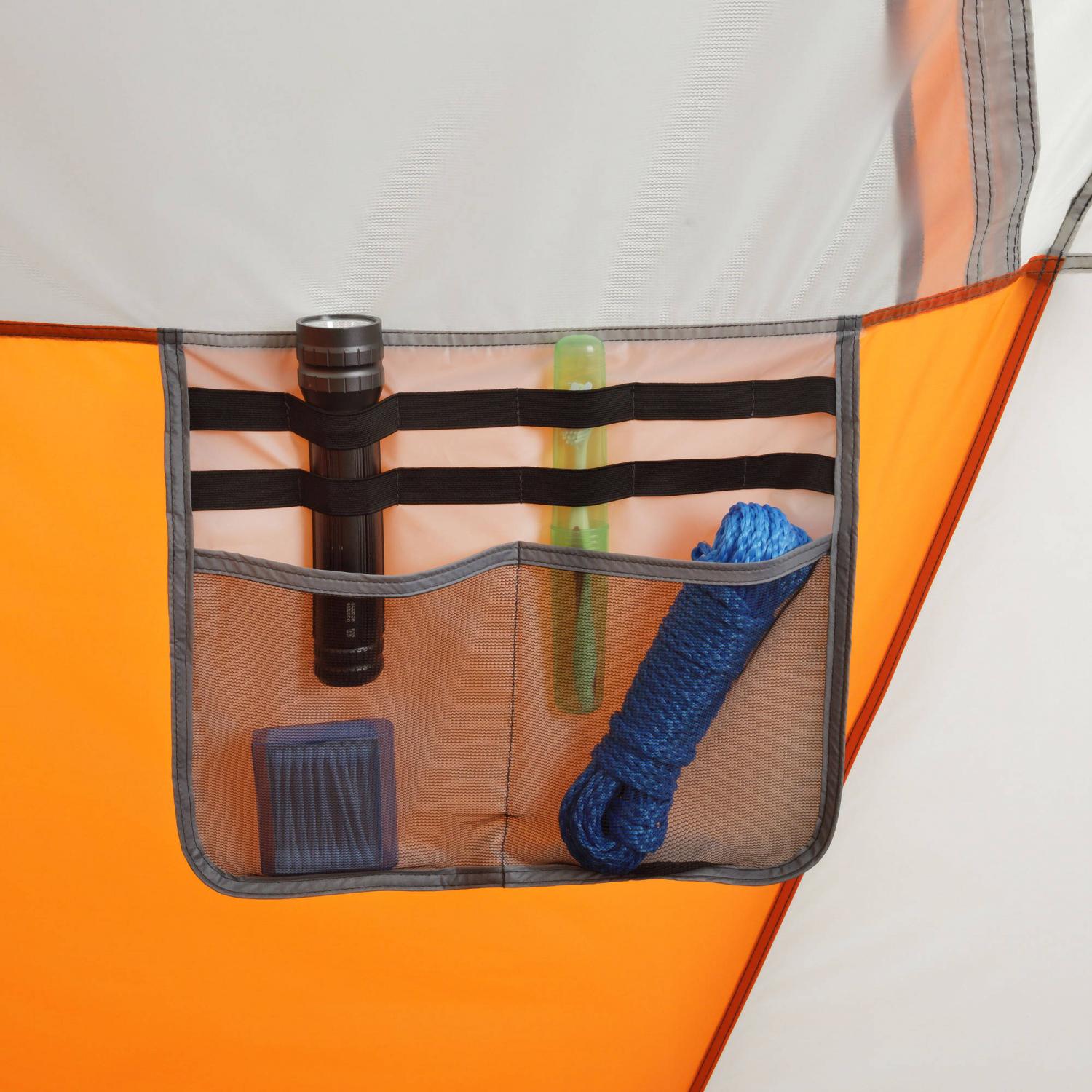 Ozark Instant Cabin Tent - Instant Setup Cabin Tent With Built-In LED Lighting