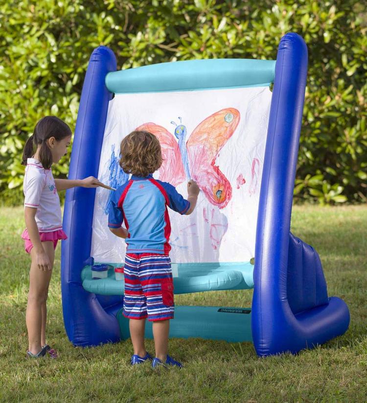 Giant Inflatable Easel Lets Your Kids Paint Outdoors