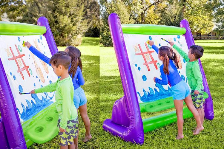Giant Inflatable Easel Lets Your Kids Paint Outdoors