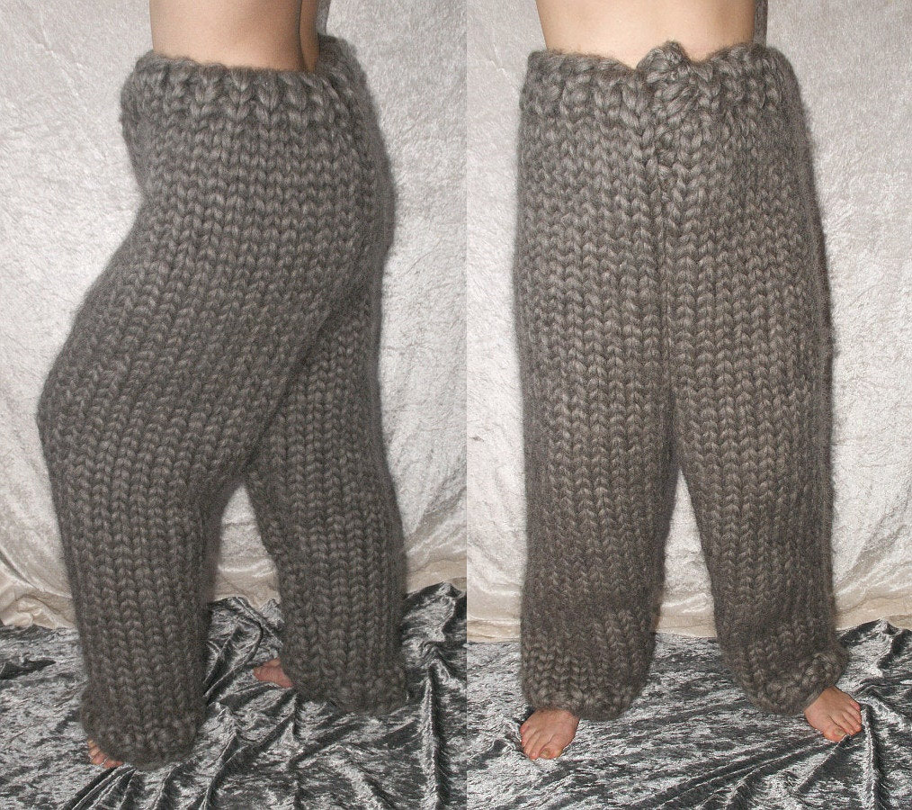 Giant Knitted Adult Onesie - Extremely cold winter knit jumpsuit - Gifts for extremely cold people