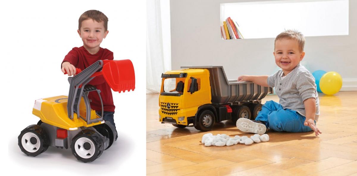 Giant working tractor truck toy - Best truck toy LENA Starke Riesen
