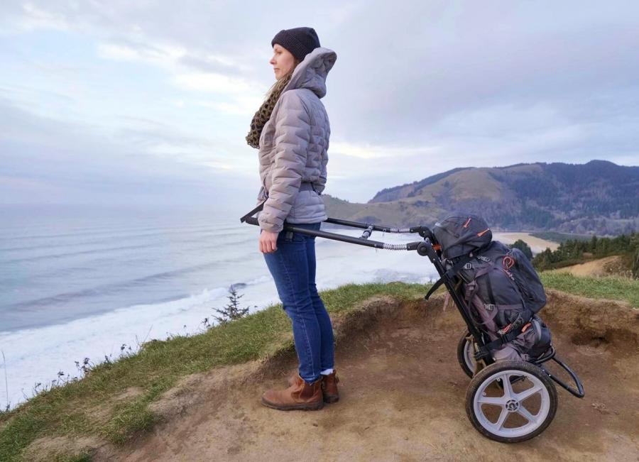 Hipstar Hands-Free All-Terrain Pull-behind Hiking Cart
