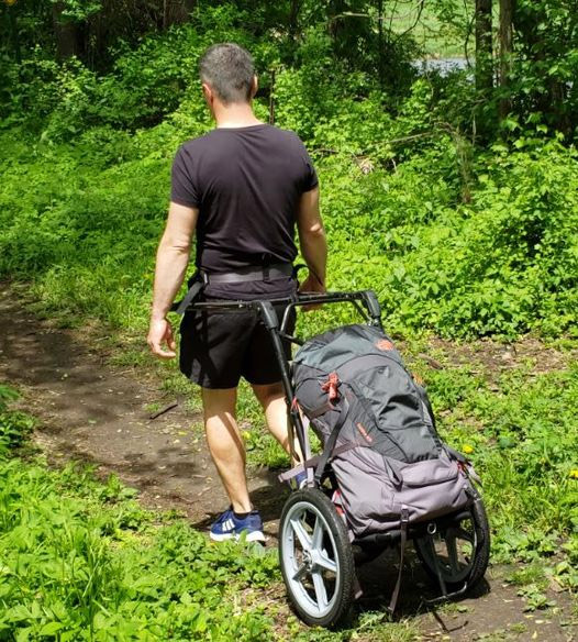 Hipstar Hands-Free All-Terrain Pull-behind Hiking Cart
