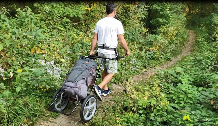 Hipstar Hands-Free All-Terrain Pull-behind Hiking Cart