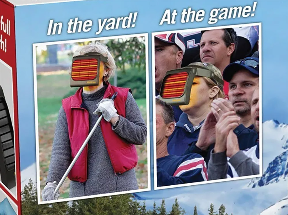 Head-Mounted Face Heater - Kerosene Face Heater keeps face warm when outdoors in the cold