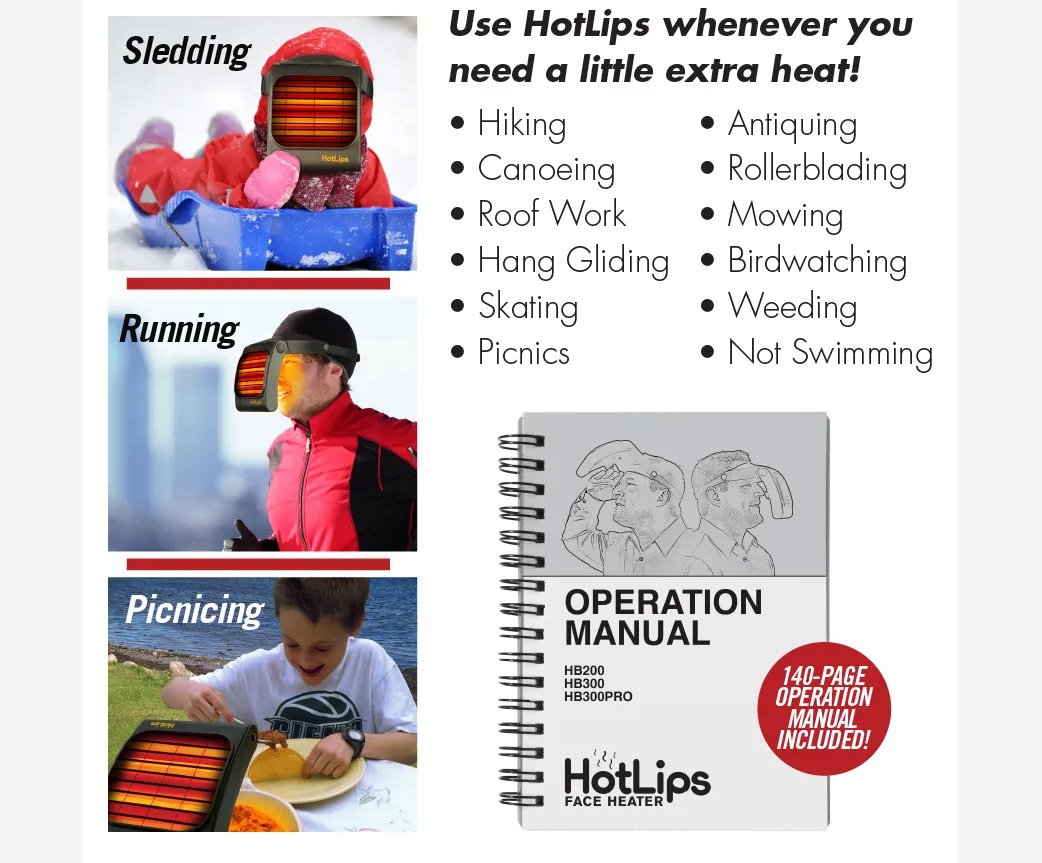 Head-Mounted Face Heater - Kerosene Face Heater keeps face warm when outdoors in the cold